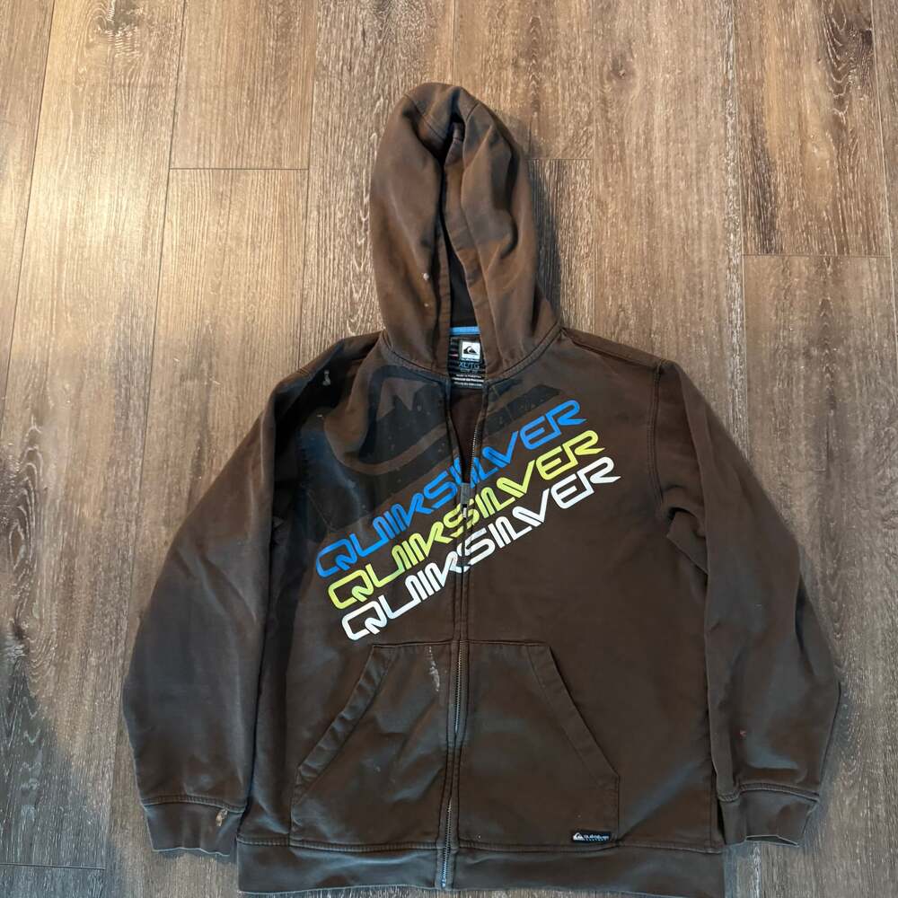 men’s y2k quicksilver zip up hoodie